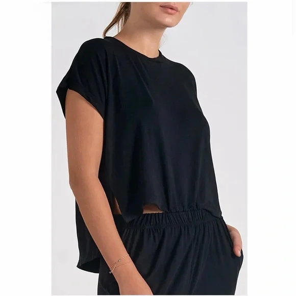 ELAN INTERNATIONAL MISA JUMPSUIT Color Black Sizes S & M - Picture 6 of 8